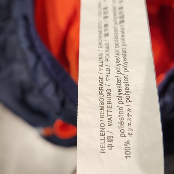 EUC Zara Boys Collection Boys sz 8/9 Puffer Vest w/hoodie 100% polyester - Picture 9 of 10